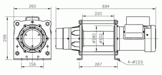 «Лебедка CP-500 г/п 500кг/58м (380В)» – №3
