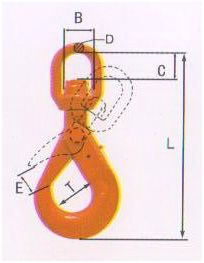 «Крюк 3,2т самозакр.с вертлюгом Т8(VAKL)» – №4