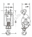«Лебедка электрическая К-300 г/п 300кг/29м (220В)» – №3