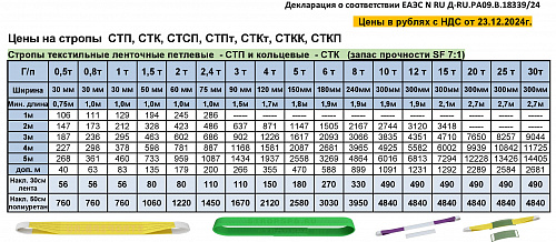«Строп текстильный петлевой СТП» – №6