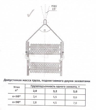 «Захват ЗБГ-5,0 - для гориз.подъема/шт» – №5