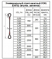 «Трос стальной ф16,5мм для протяжки(подвеса) кабеля L=100м на заплете с петлями  » – №3