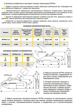 «МТТМ 1,6т/12м (РФ) Монтажно-тяговый механизм» – №7