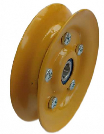 «Ролик ф75мм, канат 10мм сталь (с подшипником) облегченный» – №1